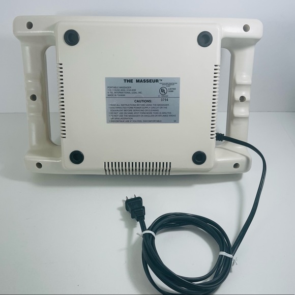 Vintage 1993 K-Tel The Masseur Deep Penetrating  Shiatsu Massager As Seen On TV - Picture 2 of 4